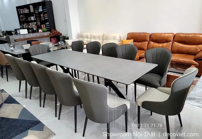 Bàn ăn thông minh kéo dài 12 ghế