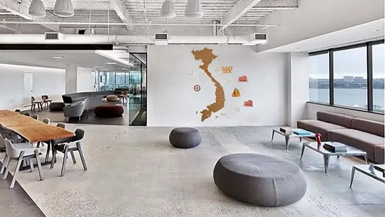 Bản đồ Việt Nam xuất hiện trung tâm văn phòng, Điểm Nhấn Ấn Tượng và Nổi Bật