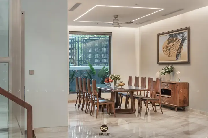 Những Mẫu Bàn Ăn Gỗ Óc Chó Đồng Gia Đã Thi Công