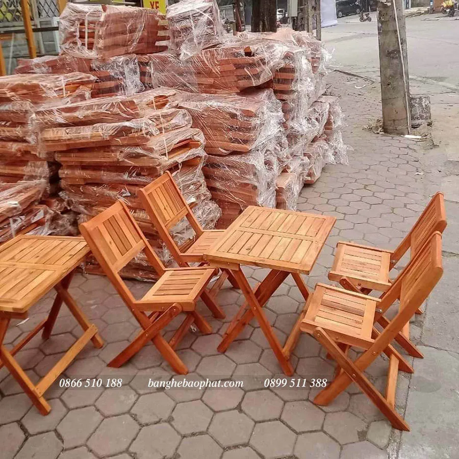 Bàn ghế cà phê sân vườn thanh lý