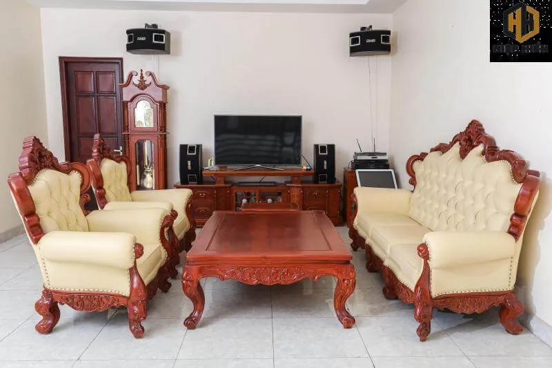 Bàn ghế gỗ cao cấp trên 10 triệu, sang trọng vượt trội