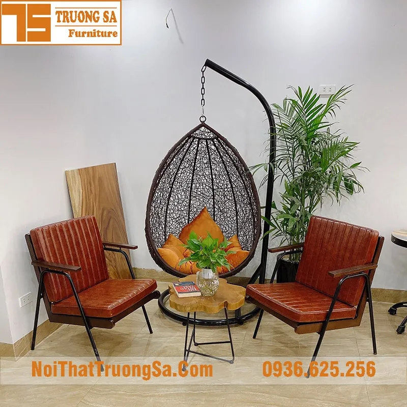 Bàn ghế sofa quán cafe TS505