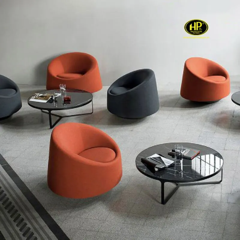 bàn ghế sopha hình tròn nhỏ