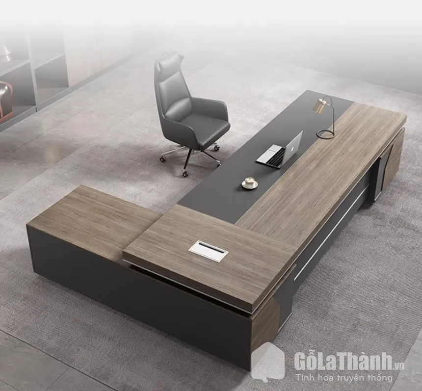 Mẫu bàn làm việc giám đốc cao cấp với thiết kế hiện đại