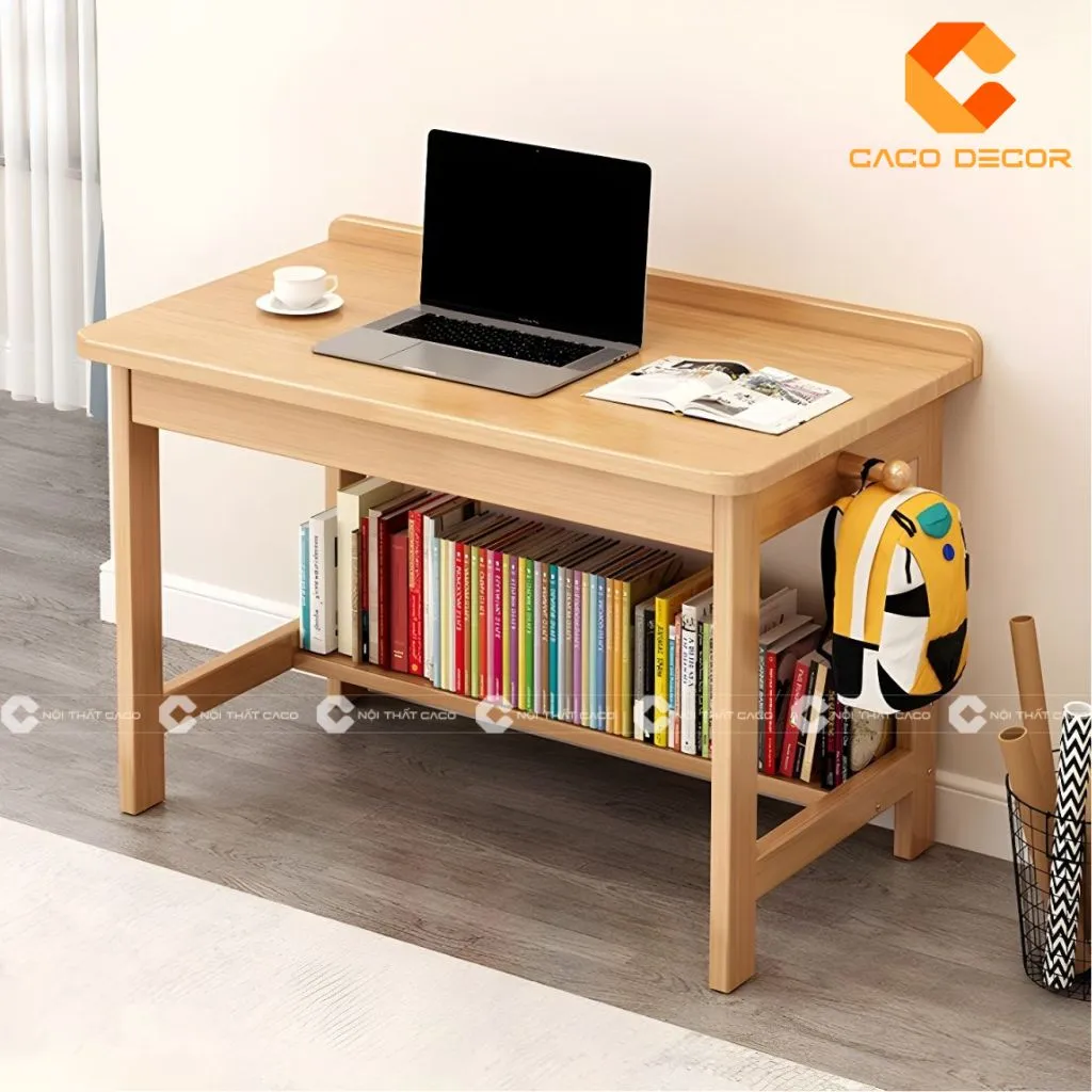 Bàn học cho bé 5 tuổi làm từ gỗ bền bỉ theo năm tháng