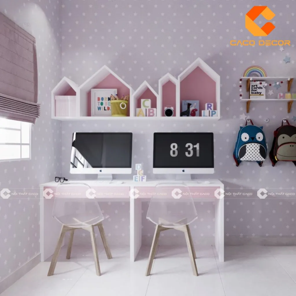 Lựa chọn màu sắc bàn học cho bé 5 tuổi phù hợp