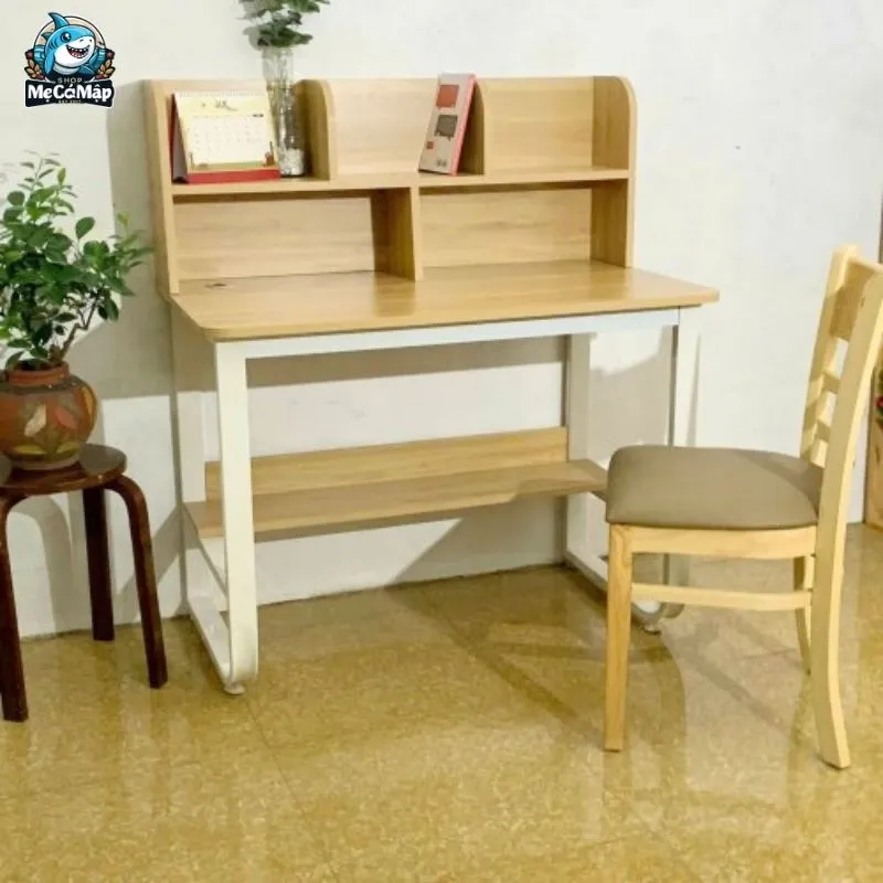 Các loại bàn học cho bé bằng gỗ công nghiệp và gỗ tự nhiên