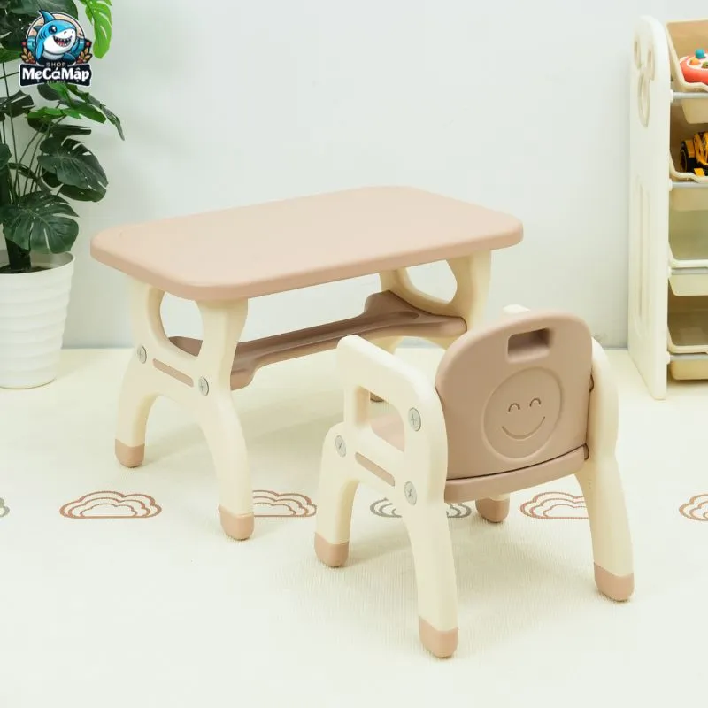 Bàn học cho bé được thiết kế chuẩn chiều cao, kích thước Ergonomics