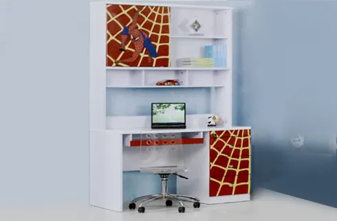 Mẫu bàn học cho bé trai lớp 1 chủ đề Người Nhện tiện dụng