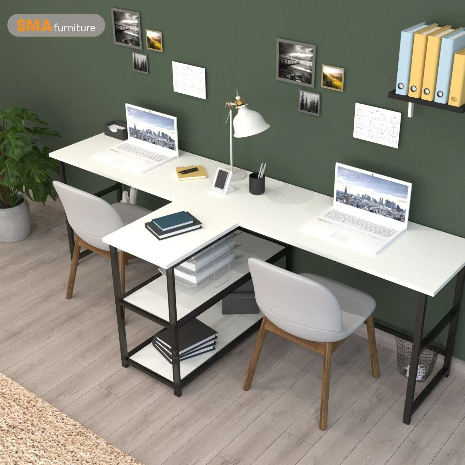 Bàn học sinh đôi cho 2 bé gỗ công nghiệp có mẫu mã đa dạng