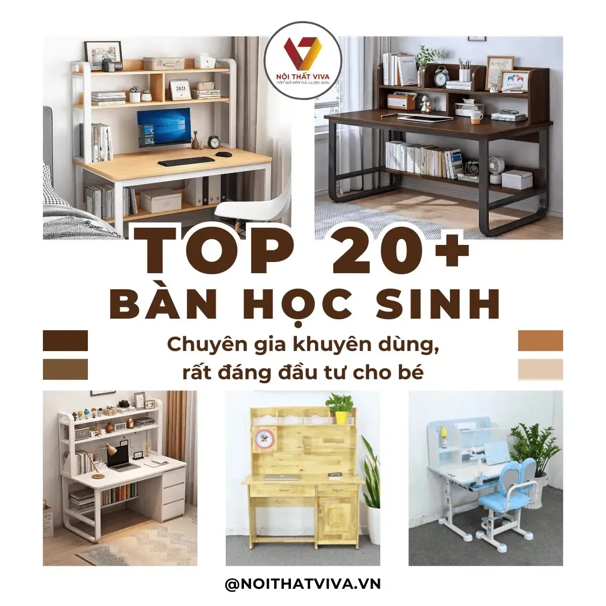 Bàn Học Gỗ Tự Nhiên