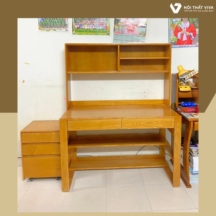 Bàn Học Gỗ Tự Nhiên