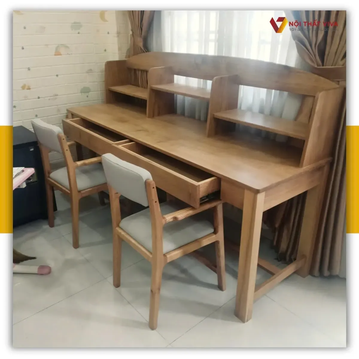 Bàn Học Gỗ Tự Nhiên