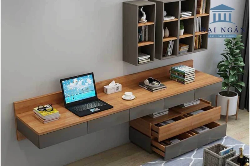 Mẫu Bàn Học Treo Tường Đẹp: Giải Pháp Tối Ưu Không Gian Cho Mọi Gia Đình