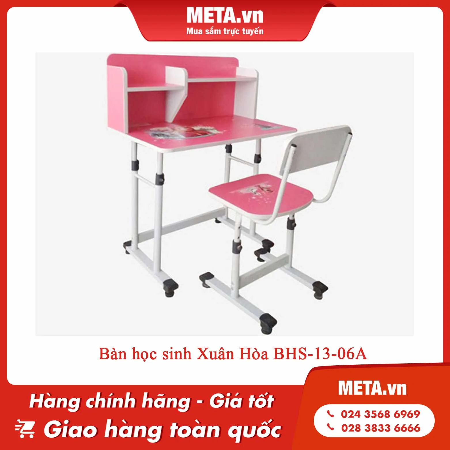 Bàn học sinh Xuân Hòa BHS-13-06A