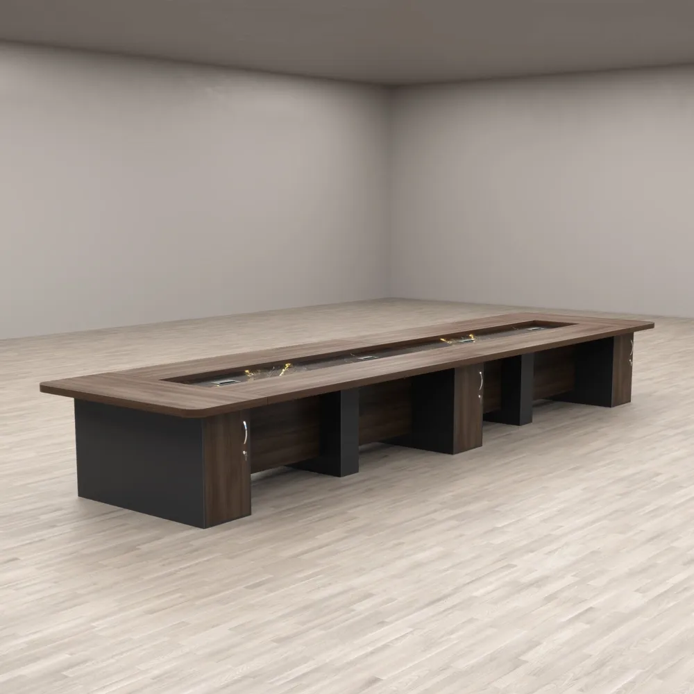 Bàn họp văn phòng cao cấp có cổng kết nối