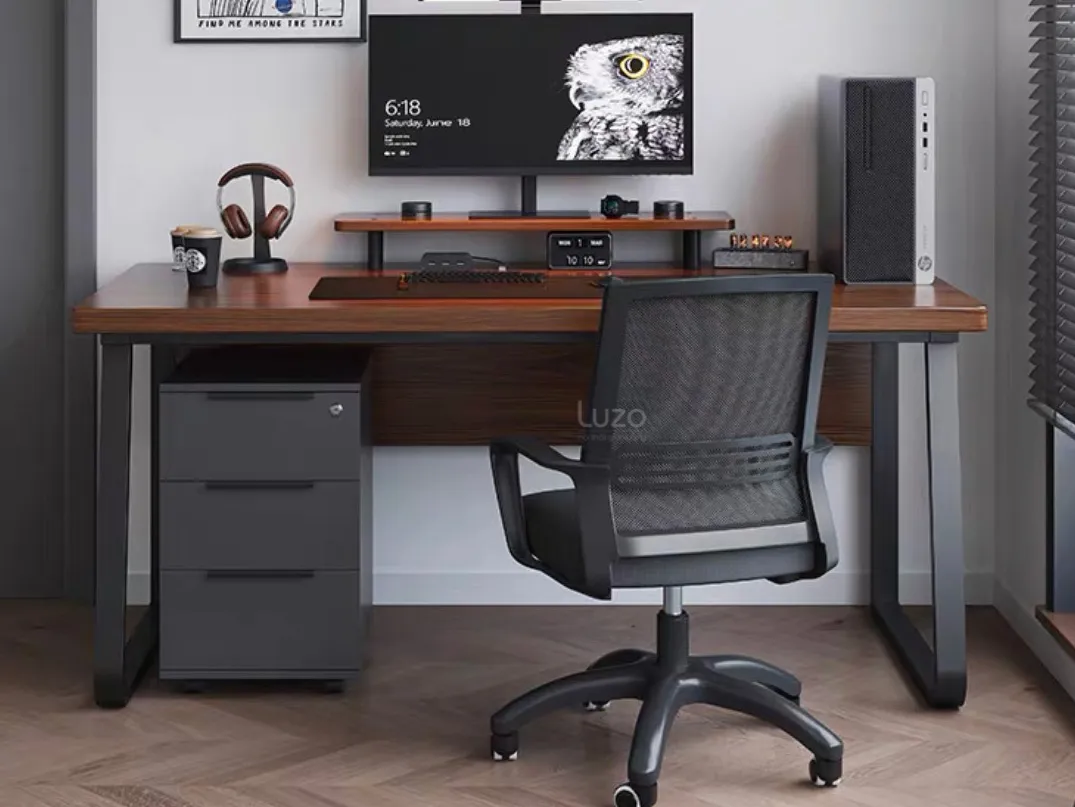 Bàn làm việc gỗ tự nhiên cao cấp M2C25-K-CS