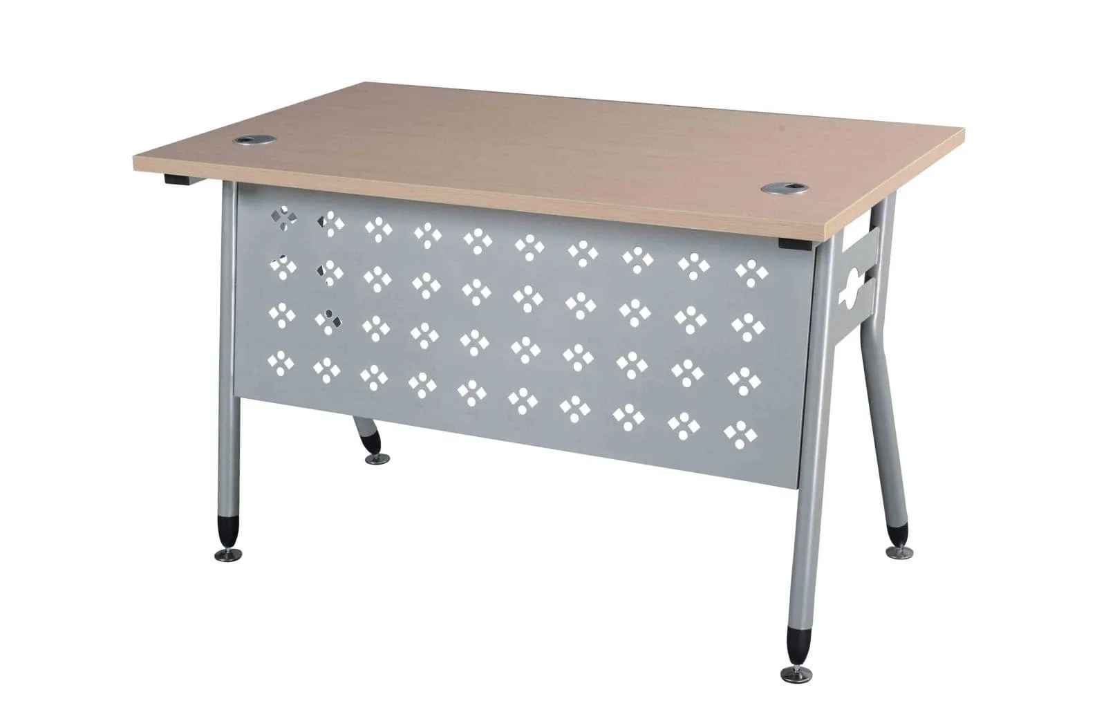 Bàn làm việc khung thép gỗ tự nhiên