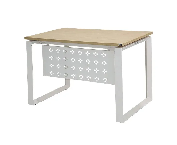 Bàn chân sắt gỗ tự nhiên văn phòng