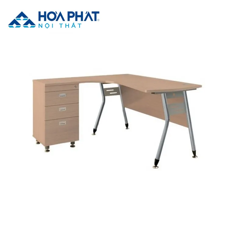 Bàn liền hộc chân sắt có độ bền cao