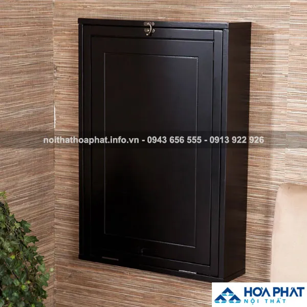 Thiết kế chi tiết bàn làm việc gắn tường tiết kiệm không gian BHSK101