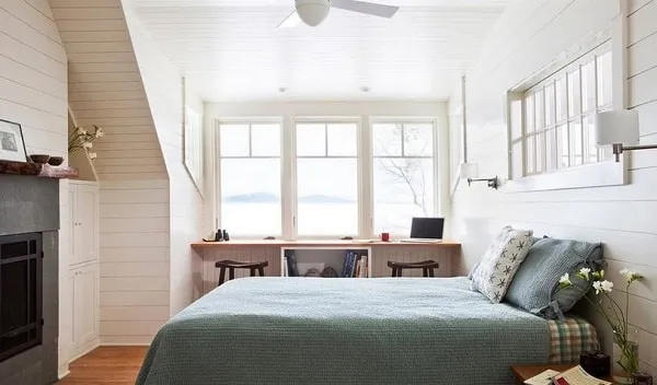 Cách sắp xếp bàn làm việc trong phòng ngủ ở vị trí phù hợp, lấy sáng tốt