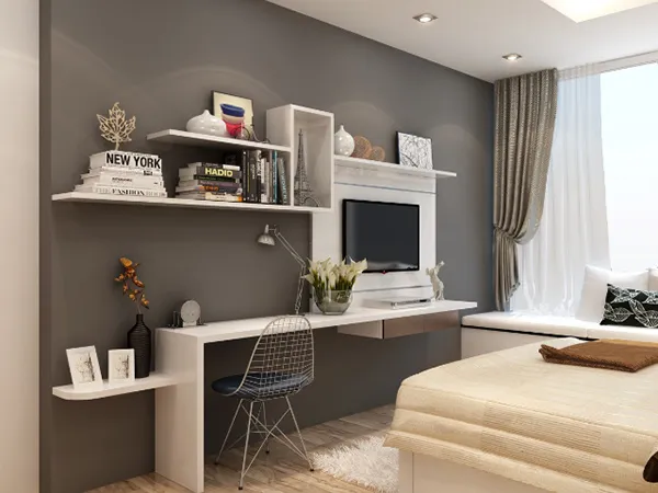 Mẫu bàn làm việc tích hợp đa năng