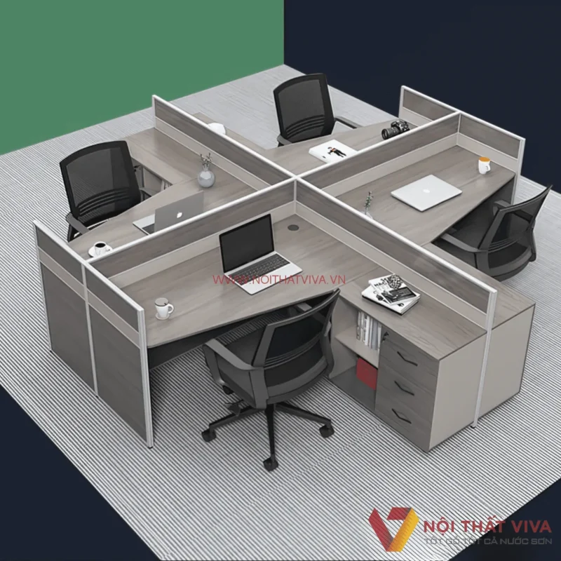 25 Mẫu Bàn Làm Việc Văn Phòng Đẹp Bền Bỉ Và Sang Trọng Nhất 2026