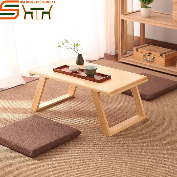 Bộ bàn trà gấp gọn chữ nhật