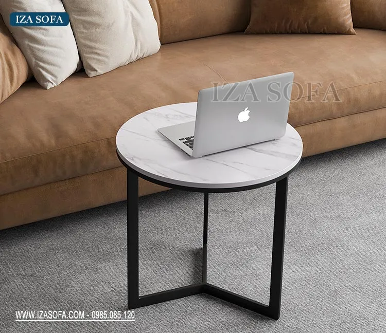 Bàn sofa nhỏ đẹp hiện đại với thiết kế 2 tầng tiện lợi