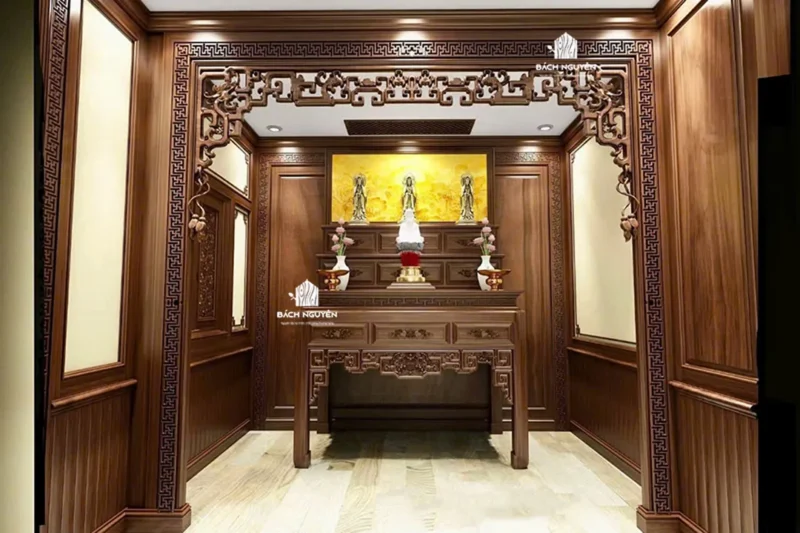 bàn thờ gia tiên hiện đại - hình minh họa 1