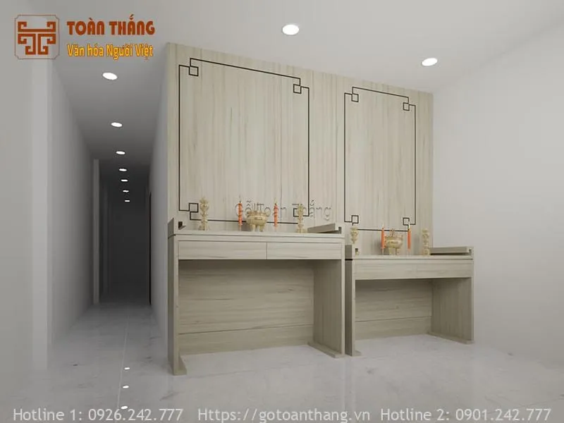 Bàn thờ gỗ công nghiệp mẫu số 06