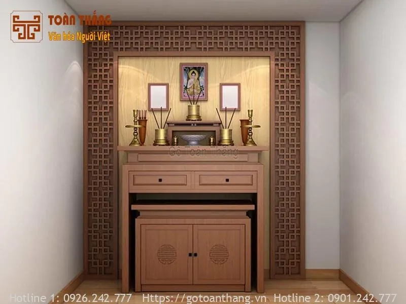 Bàn thờ gỗ công nghiệp mẫu số 01