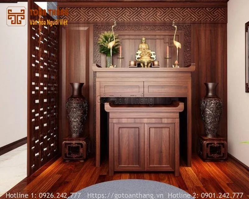 Bàn thờ gỗ công nghiệp mẫu số 09