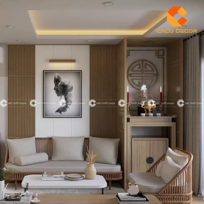 Bàn thờ nhà chung cư nhỏ thiết kế theo tường bàn thờ nhà chung cư nhỏ thiết kế gọn theo tường phòng khách