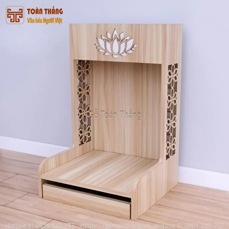 Bàn thờ thần tài thổ địa gỗ công nghiệp mẫu 11
