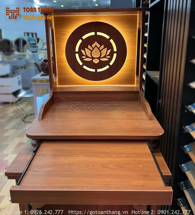 Bàn thờ thần tài thổ địa gỗ công nghiệp mẫu 16