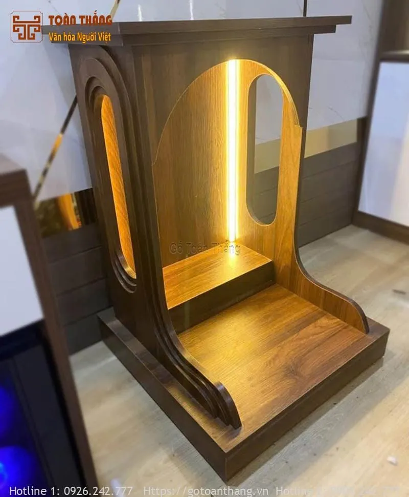 Bàn thờ thần tài thổ địa gỗ công nghiệp mẫu 12