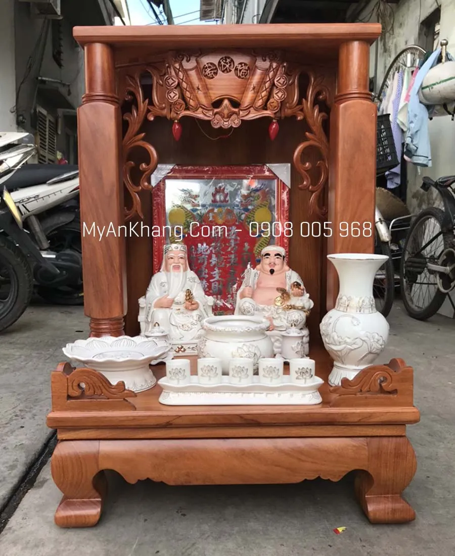 Trang thờ ông địa thần tài hiện đại, tối giản