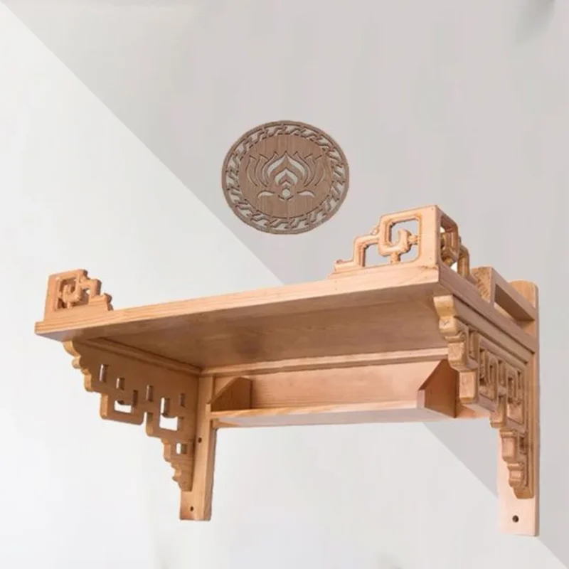 Bàn thờ treo tường loại to gỗ tự nhiên màu trầm bàn thờ treo tường loại to gỗ tự nhiên màu trầm
