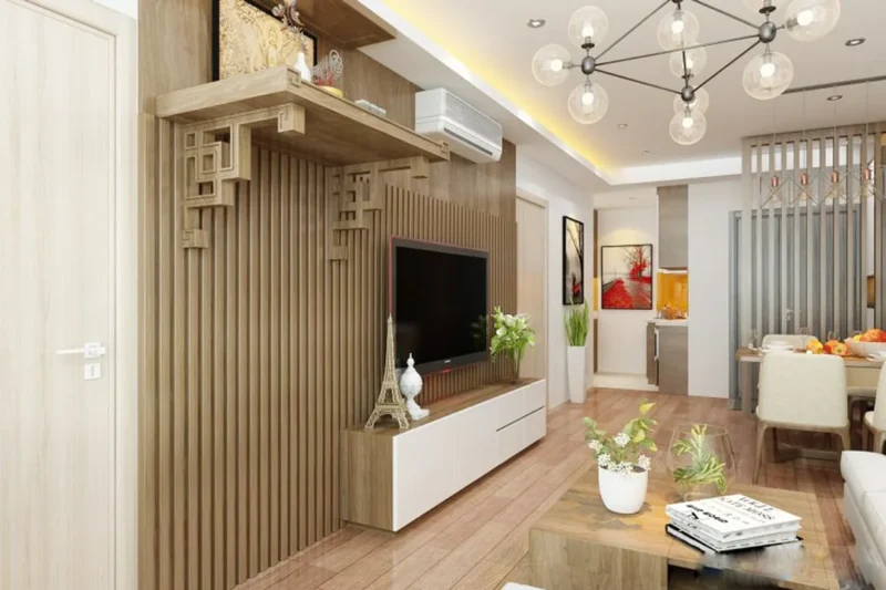 Bàn thờ treo tường phòng khách nhà chung cư bằng gỗ bàn thờ treo tường phòng khách nhà chung cư bằng gỗ