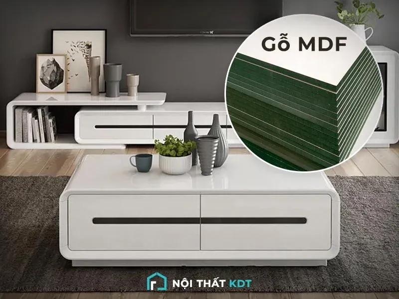 Bàn trà bằng gỗ Công nghiệp