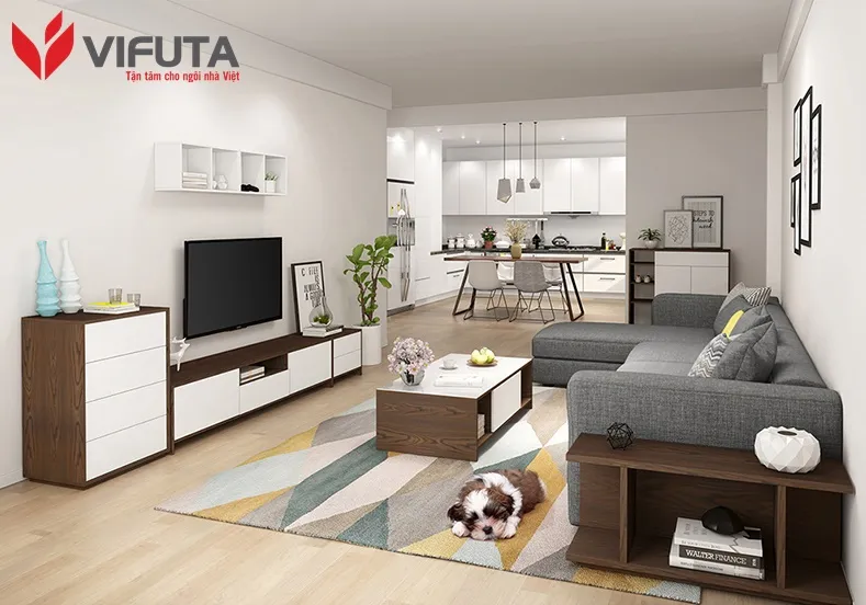 Chi tiết ngăn kéo bàn trà sử dụng ray bi Caryni chịu lực 25kg