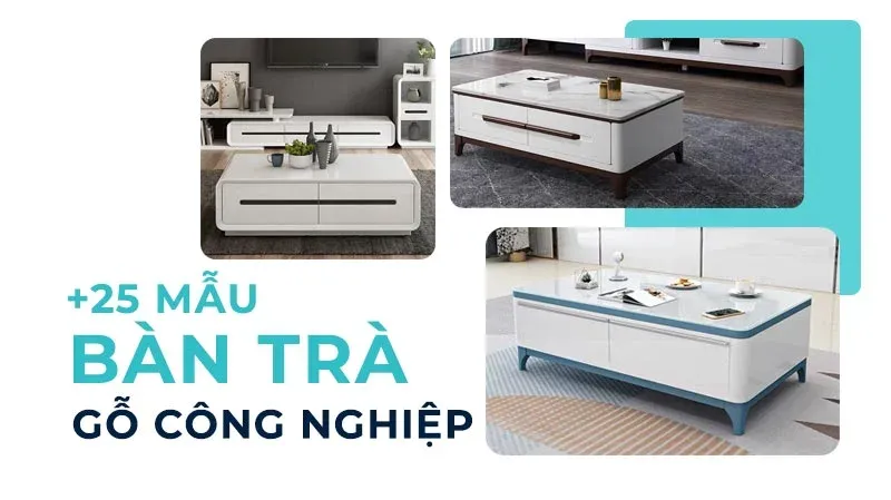 Bàn trà gỗ công nghiệp