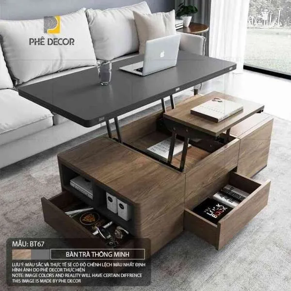 Bàn trà kết hợp bàn ăn QUINN - BT67