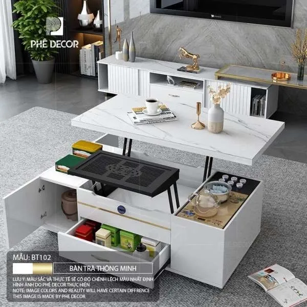 Bàn trà kết hợp bàn ăn - BT102