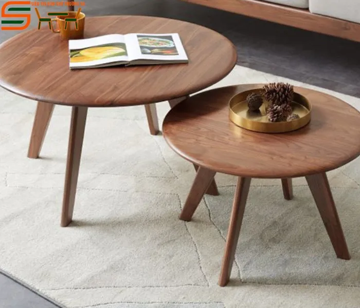 Bàn trà đôi tam giác