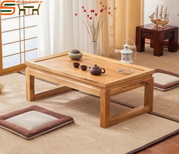 Bàn trà gấp gọn vuông