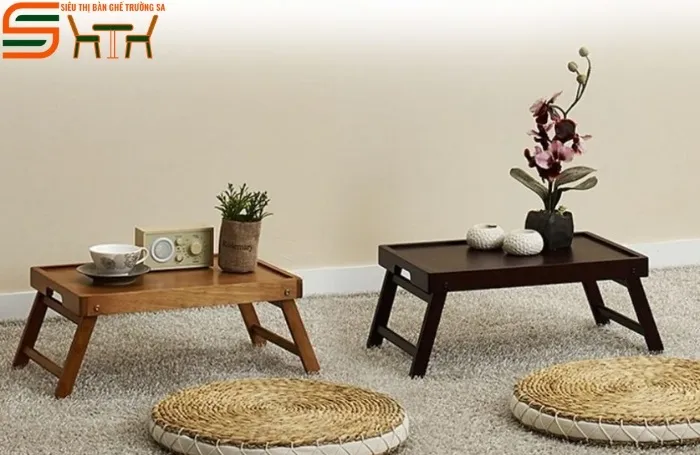 Bộ bàn trà gấp gọn MDF
