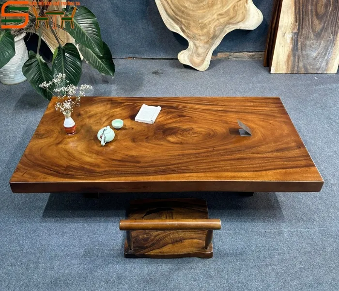 Bộ bàn trà me tây vuông